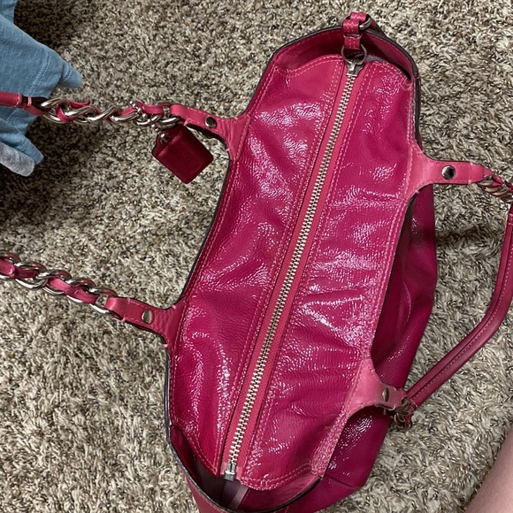 COACH Pink paten leather purse - Picture 11 of 11